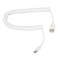 thumbnail image 2 of Cable De Cargador En Espiral USB Tipo C A USB 2.0 Macho, Cable De Extensión De Datos Rápido De 480Mbps Para Teléfono Móvil De 9,8 Pies, 2 of 7