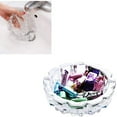 thumbnail image 2 of 1 Pack Round Heavy Duty Glass Smoking Ashtray for Indoor and Outdoor, Home, Office, Tabletop Decoration (4.8" Diameter), 2 of 4