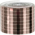 thumbnail image 2 of SelfAdhesive Mosaic Tiles Square Glass Mirror Mosaic Tiles Mirror Crystal Glass Tile Mosaic Wall Sticker DIY Accessory for DIY Craft Decoration Rose Gold, 2 of 8