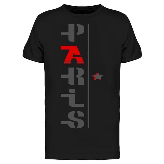 Typography Paris Tee Men's -Image by Shutterstock