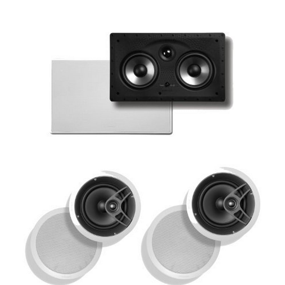 Polk Audio 255CRT InWall Center Channel Speaker Plus (1) Pair of Polk