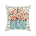 thumbnail image 1 of Fundas De Almohada 18 X 18, Juego De 4, Decorativas, Para Interior, Para Sofá, Sofá Cama, Fundas De Almohada Para Sofá, Cafetería, Hotel, 1 of 2