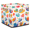 Multicolor 5, variant on CURLYOOT Happy Easter Cube Storage Bin, 13 x 13 x 13 Storage Cube Bins for Organizing, Bunny Fabric Foldable Baskets with Handles for Closet, Shelves, Clothes