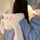 thumbnail image 3 of Sanrio My Melody Kuromi-Conjunto de pijama de invierno para mujer, ropa de dormir gruesa y cálida con dibujos animados de Hello Kitty, pantalón largo de lana Coral, 3 of 4