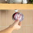 thumbnail image 5 of ELYPRO - Organizador de tapas para vasos - Horizontal - Montaje autoadhesivo debajo del gabinete Diseño que ahorra espacio Sostiene múltiples tapas Gabinetes de cocina y encimeras sin desorden Organiz, 5 of 5