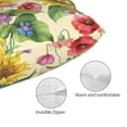 thumbnail image 3 of Balery Sunflower Cornflower Poppy Funda de Cojín Estampada, Regalos para Mujeres, Regalos de Amor para Ella, Regalos para Novia o Esposa, Funda de Almohada-20"x30", 3 of 6