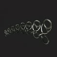 thumbnail image 4 of 20 Piezas De Cerámica Anillos De Ojo Guías De Caña De Pescar Consejos Marco De Acero Inoxidable 6 # 8 # Sunnimix Guías de caña de pescar, 4 of 8