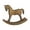 Bronze, variant on jifeng Rocking Horse Statue Artistic Decorative Figurine for Gift Tabletop TV Stand