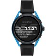 thumbnail image 1 of Reloj Smartwatch 3 Emporio Armani ART5024 para Hombre 44mm Aluminio con Tecnología Wear OS de Google Bocinas Frecuencia Cardíaca GPS NFC y Notificaciones de Smartphone Negro/Azul Emporio Armani ART5024, 1 of 2