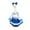 Blue, variant on Porch Goose Outfits 19-23 Inch Blue Cheerleader Dress with Bow and Pom Poms Back To School Football Seasonal Outdoor Front Porch Patio and Garden Decor