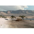 thumbnail image 2 of ABPHOTO Polyester 7x5ft Dinosaur Backdrop Jurassic Period River Mountain Cartoon Backdrops Fairytale Dinosaur Fossils Photography Background for Boys Kids Happy Birthday Party Photo Studio Props, 2 of 3