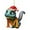 M #3, variant on Under $1 Tyidzon Dinosaur Christmas Ornaments 26 Letter Pendant for Kids Figures Hanging Gifts for Christmas Tree Christmas Decorations