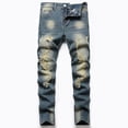 thumbnail image 2 of THJRPQJFD High Waisted Straight Leg Jeans Boys Jeans Size 6 High Jeans Toddler Boy Sweatpants Newborn Boys Clothes Baby Boy Clothes 9-12 Months 18m, Sky Blue 13-14 Years, 2 of 8