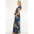 thumbnail image 3 of Short Sleeve Faux Wrap Maternity Dress, 3 of 4