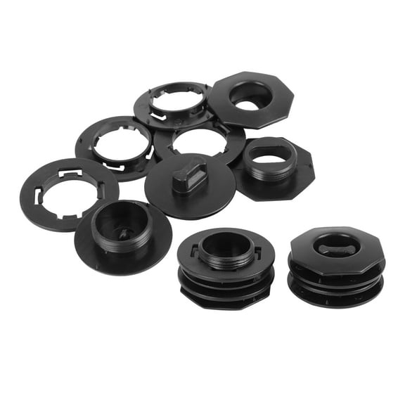4 Sets Universal Car Floor Mat Clips Fixing Grips Anti Slip Buckle Black 1.69 Inch
