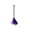 Purple-A, variant on Dpityserensio Fall Decor Halloween Witch With String Lights Removable Riding Broomstick Prop With Web Decor Kids Witch Accessory For Party
