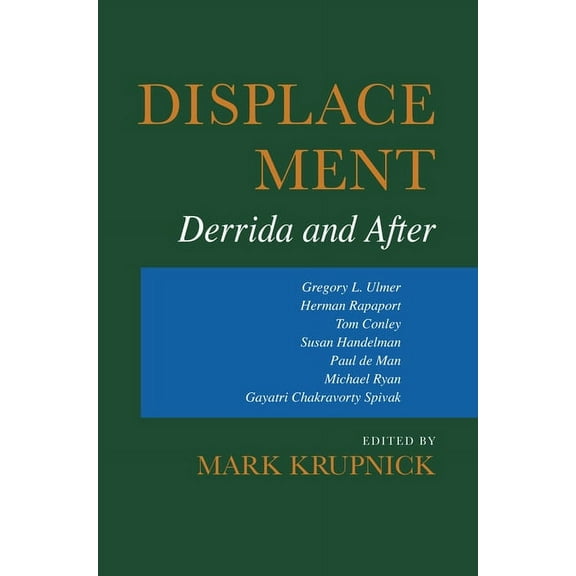 Theories of Contemporary Culture Displacement: Derrida and After, (Hardcover)