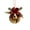 Gold, variant on yujiao Christmas Decorations Giant Metal Christmas Bell Hanging Ornament 14.6"(Black)