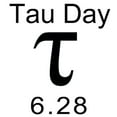 thumbnail image 3 of CafePress - Tau Day White T Shirt - Men's Classic Graphic T-Shirt, 3 of 5
