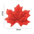 thumbnail image 5 of 100 Pcs Fall Fake Silk Leaves Wedding Favor Autumn Maple Leaf Wedding Decoration, 5 of 7