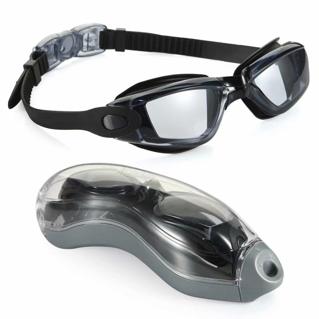 Portable Swimmming Goggle Packing Box Plastic Case Swim Anti Fog Protection 
