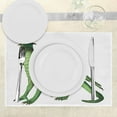 thumbnail image 3 of Ambesonne Animal Place Mats Set of 4, Ugly Standing Dragon, Standard Size, White Green, 3 of 6