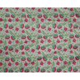 thumbnail image 4 of oneOone Polyester Lycra Fabric Leaves & Floral Block Printed Craft Fabric BTY 56 Inch Wide, 4 of 4