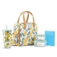 thumbnail image 1 of Fit & Fresh 2950ETVSC2863 Artist Collection Deluxe Lunch Kit, Teal, 1 of 1
