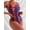Red, variant on Colorful Leopard Print Swimwear Women Tie Dye Gradient Push Up Tummy Control One Piece Swimsuit Beach Bathing Suits 2024