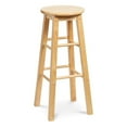 thumbnail image 3 of PJ Wood Classic Round Seat 29" Kitchen Counter Stools, Natural (Set of 8), 3 of 8
