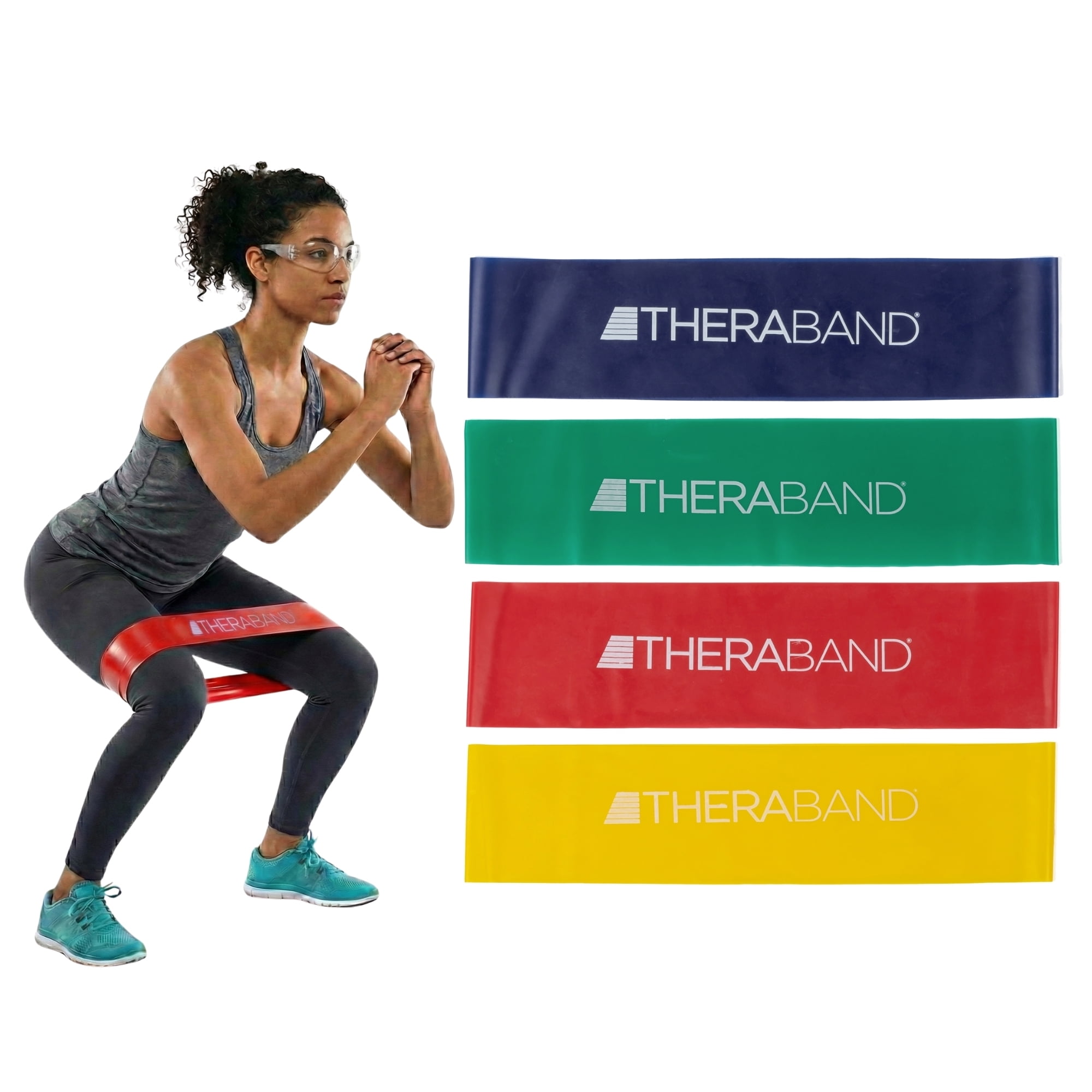 Terra Band – Bande De Résistance Fitness 2 M – Pour Yoga, Pilates, Musculation – Guide Inclus – Niveau De Résistance Modéré, Pour Hommes Et Femmes