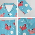 thumbnail image 6 of Top-kevin Cute Sea Fish Women's Long-Sleeve Shirt And Full-Length Bottom Pajama Set, 6 of 12