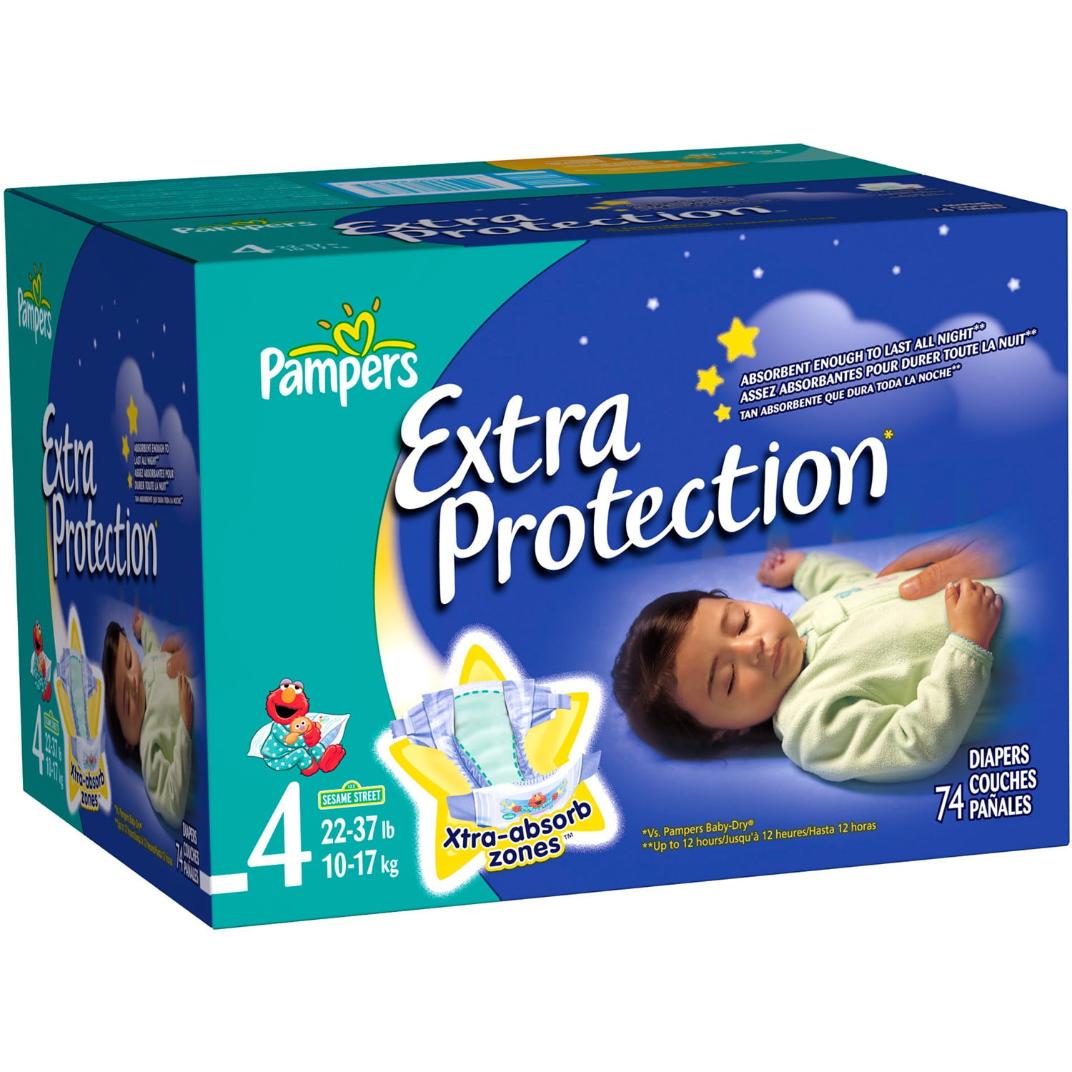 Pampers Extra Protection Diapers, Super Pack