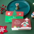 thumbnail image 4 of Tarjetas de Navidad de dibujos animados, tarjetas de Feliz Navidad, tarjetas de felicitación de bendición, fiesta de Navidad, Año Nuevo 2022, tarjetas de regalo de Navidad para niños, 4 of 4