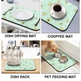 thumbnail image 4 of Avocado Aesthetic Coffee Maker Mat - Strong Water Absorption Non-Slip Pad, Kawaii Fruit Print for Coffee Bars, 4 of 5