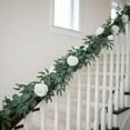 thumbnail image 4 of Simulation Flower Decorative Rattan 78.74in Artificial Faux Vine Garland for Wedding Backdrop Indoor Outdoor Home Farmhouse Party Decor, 4 of 6