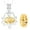 Gold, variant on Silver Plated Hollow Lotus Cremation Jewelry for Ashes Pendant - Lotus Urn Necklace with Mini Keepsake Urn Memorial Ash Jewelry for Women Men-Forever in My Heart Ash Jewelry