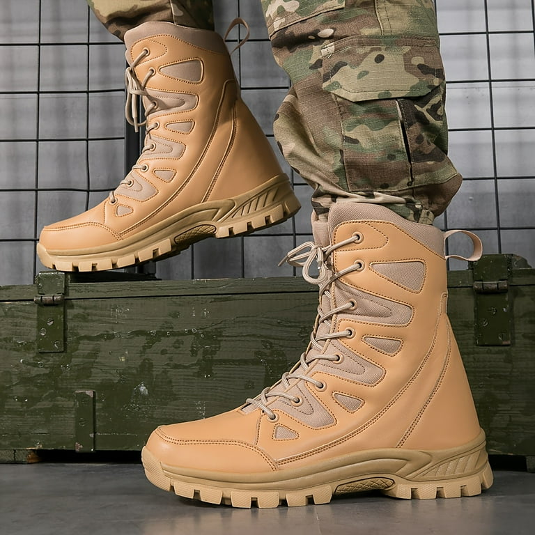 FLTHDD Men s And Women s Outdoor Hiking Boots Thick Soles Wear resistant And Non slip Comfortable And Breathable Large Size Hiking Shoes Solid Color Fashionable Boots Gift Walmart