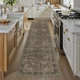 thumbnail image 4 of WIPONKEN 2x8 Runner Rugs for Living Room Bedroom Dining Room Office Farmhouse, Machine Washable Non Slip Vintage Persia Rug, 4 of 7