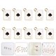 thumbnail image 3 of 10 piezas de metal de metal de póker Charros de arete de arete Diy Pulsero de collar Joyas que fabrican colgantes, 3 of 5