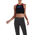 thumbnail image 1 of Reebok Womens Workout Ready Mesh Sports Bra, Blue, X-Small, 1 of 1