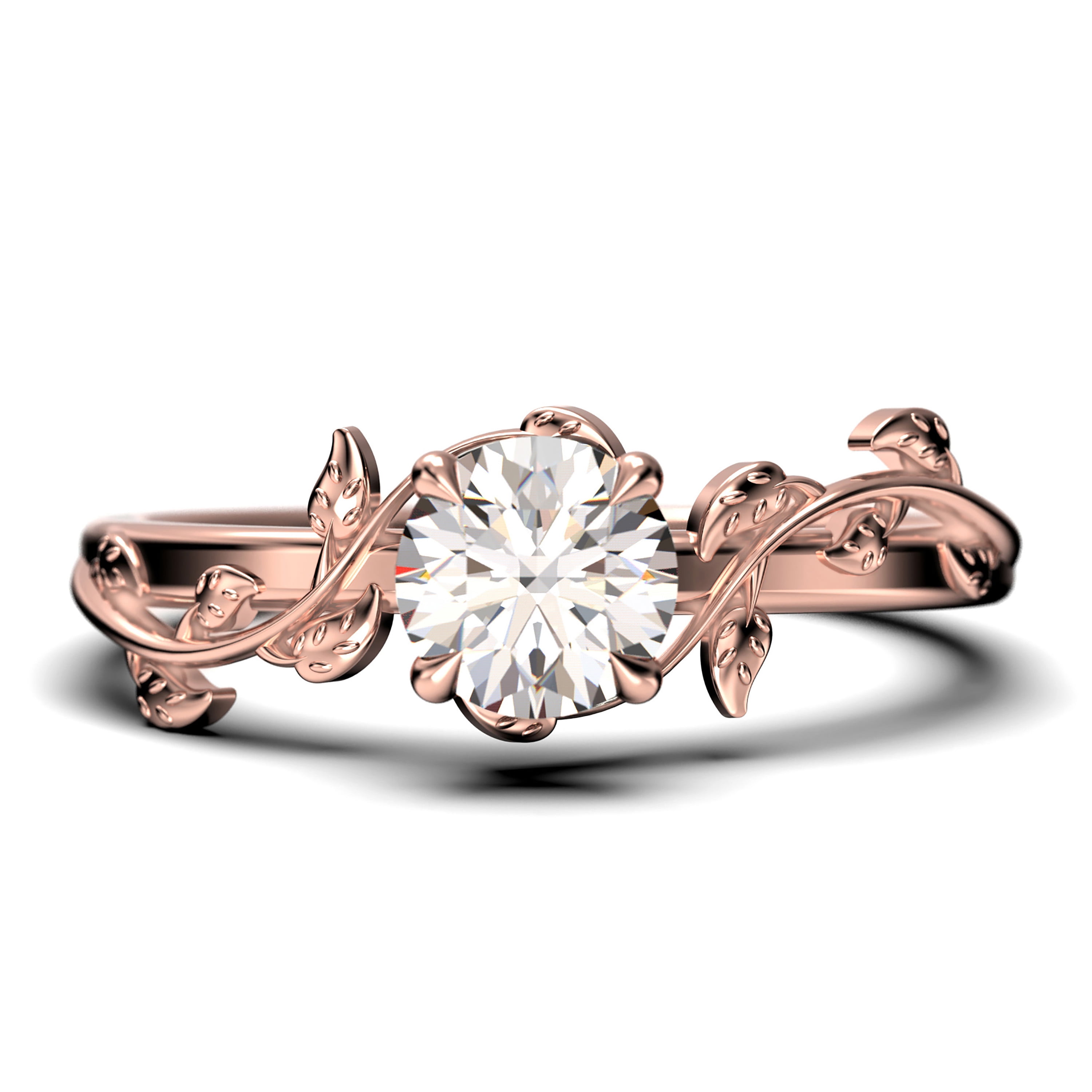 engagement ring multistone ring promise ring for women diamond ring April birthstone bridal ring Natural moissanite ring