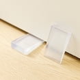 thumbnail image 1 of CTIRCHIU 4PCS Toilet Shims Transparent PVC Stabilizing for Furniture on Uneven Floors, 1 of 8