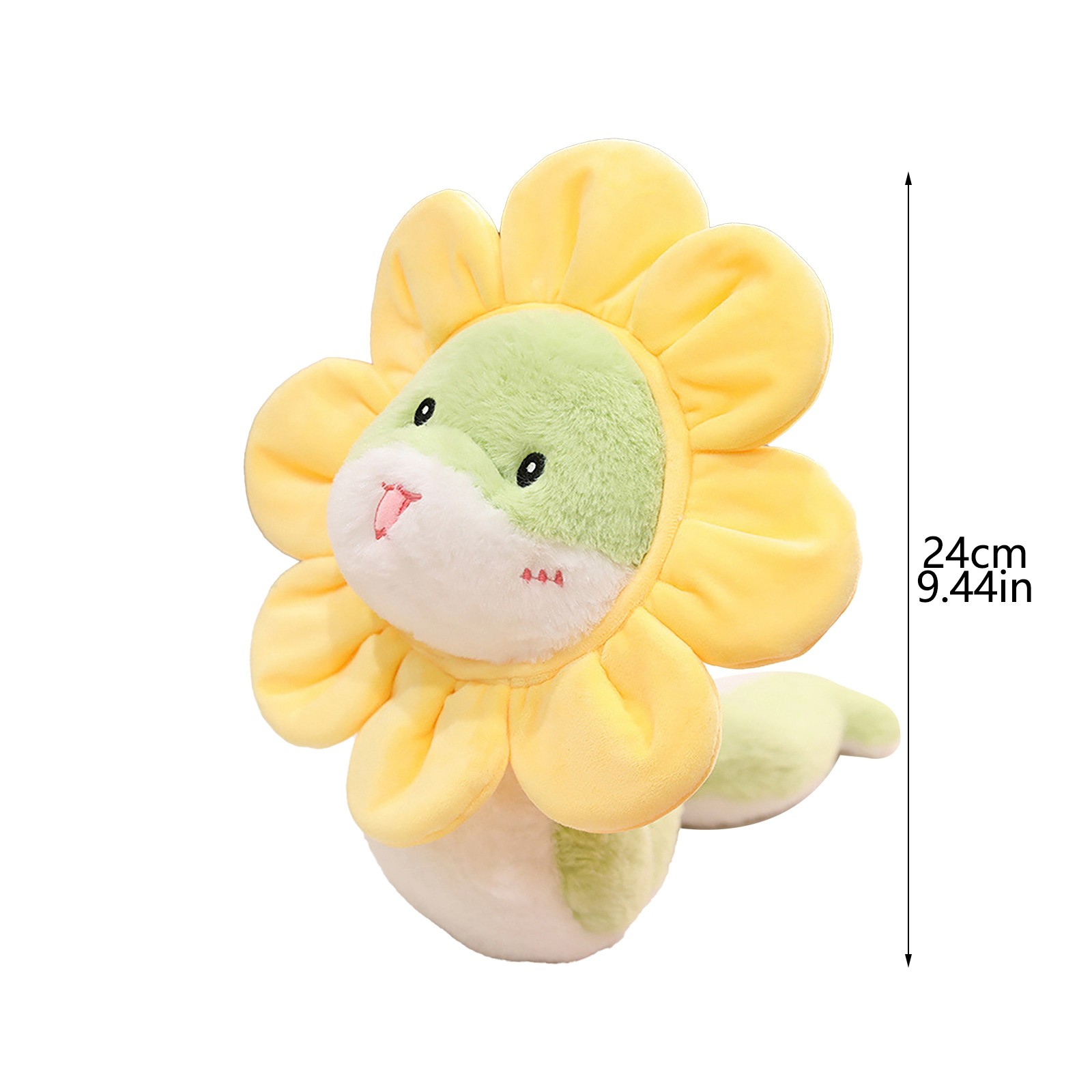 Luoshungang Cute Cartoon Baby Toy Year Of The Zodiac Sunflower Plushie 