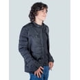 thumbnail image 4 of Chamarra negra casual para hombre abrigada, 4 of 5