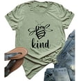 thumbnail image 1 of YourTops T-Shirt Femme Motif Abeille (US S, z-Vert), 1 of 2