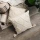 thumbnail image 4 of Fundas de almohada para sofá Estilo bohemio, exquisitamente elaboradas con acabado a mano con detalles de borlas de algodón grueso, estilo Moroc, 2 uds., 4 of 5