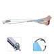 thumbnail image 3 of Cuerda de Cuerello de Puerta, FisioTerapia de Acero Dispositivo inoxidable de Tracción Cervical Ergonímico para Hombres para Mujeres para artritis, 3 of 7