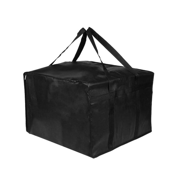 Luzkey Insulated Delivery Bag Pizza Warmer Carrying Case Lightweight Heavy Duty with Reinforced Handle for Camping Commercial Travel , Holds 6 Pizza Boxes