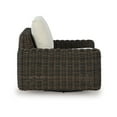 thumbnail image 3 of Kimo Outdoor Swivel Glider Lounge Chair, Beige, Dark Brown Metal, 3 of 5